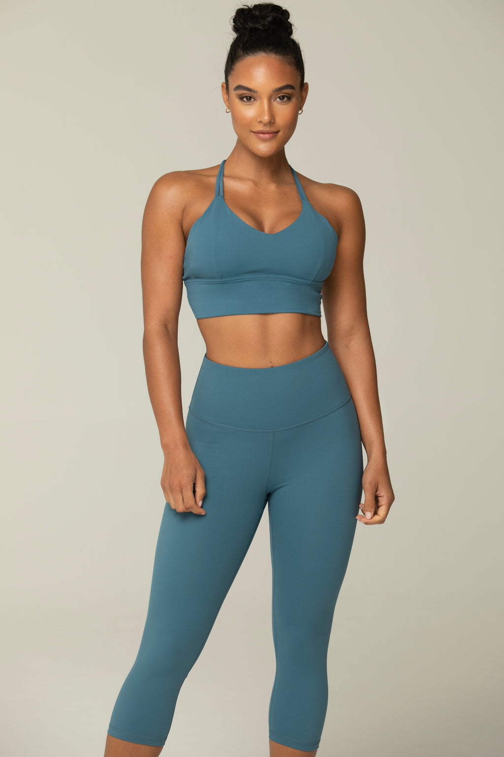 Day Dream Sports Bra & Active Leggings Set- The Yoga Chic Collection