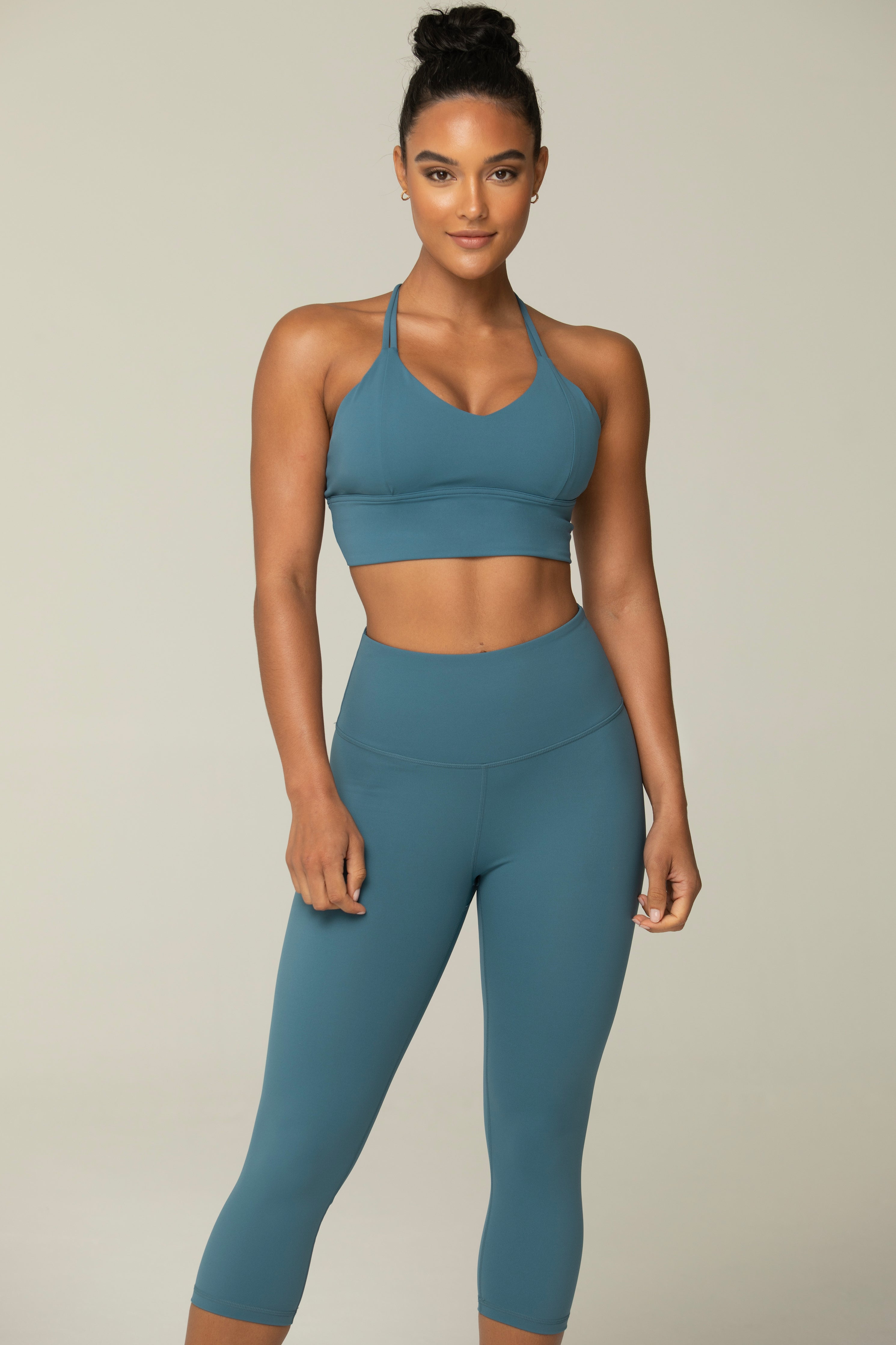 Day Dream Sports Bra & Active Leggings Set- The Yoga Chic Collection