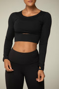 Harper Sculpt Sports Top- The Yoga Chic Collection