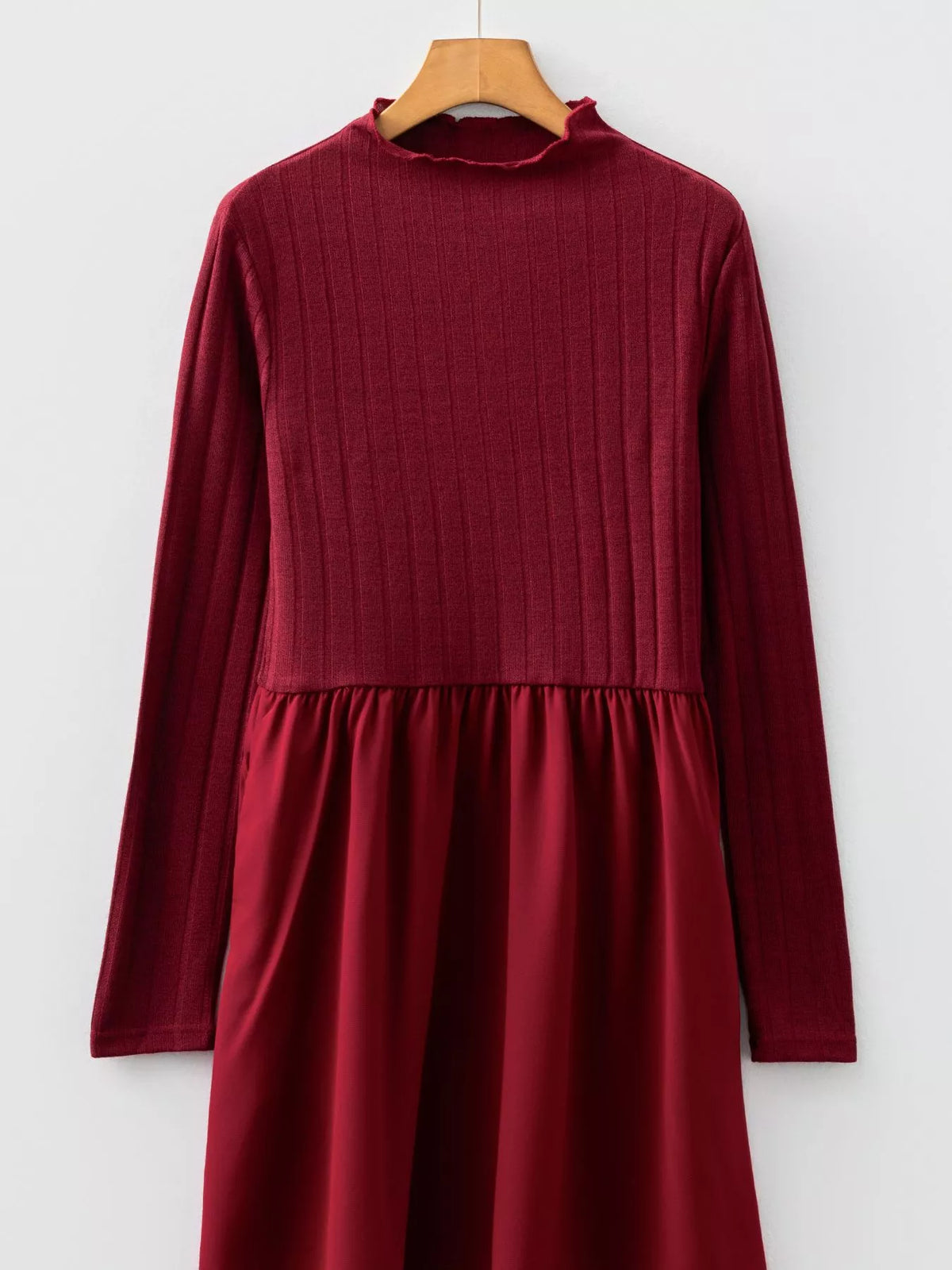 The Maribel Ribbed Fit-and-Flare Mini Dress
