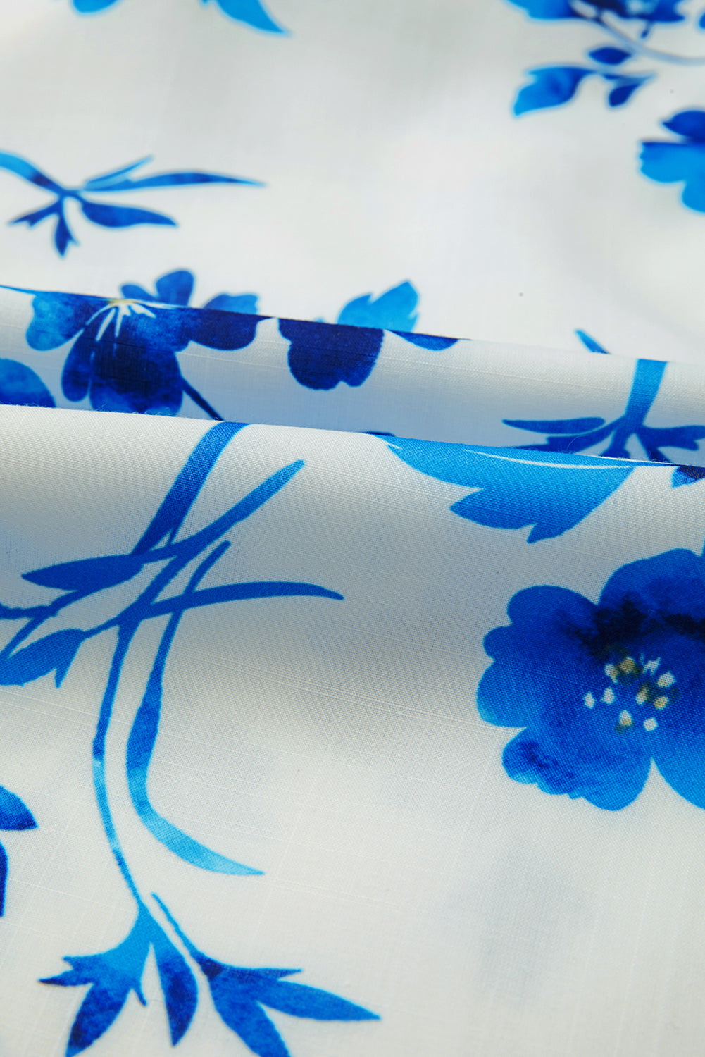 Moonflower Blue Blouse Top