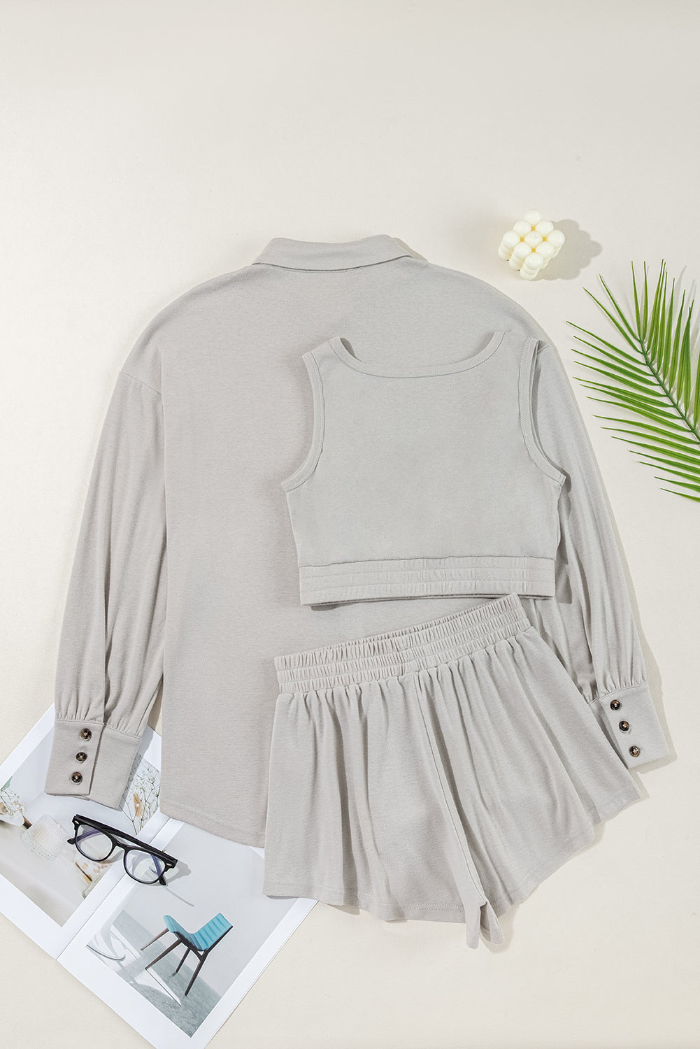 Lounge Luxe 3 Piece Pajama Set