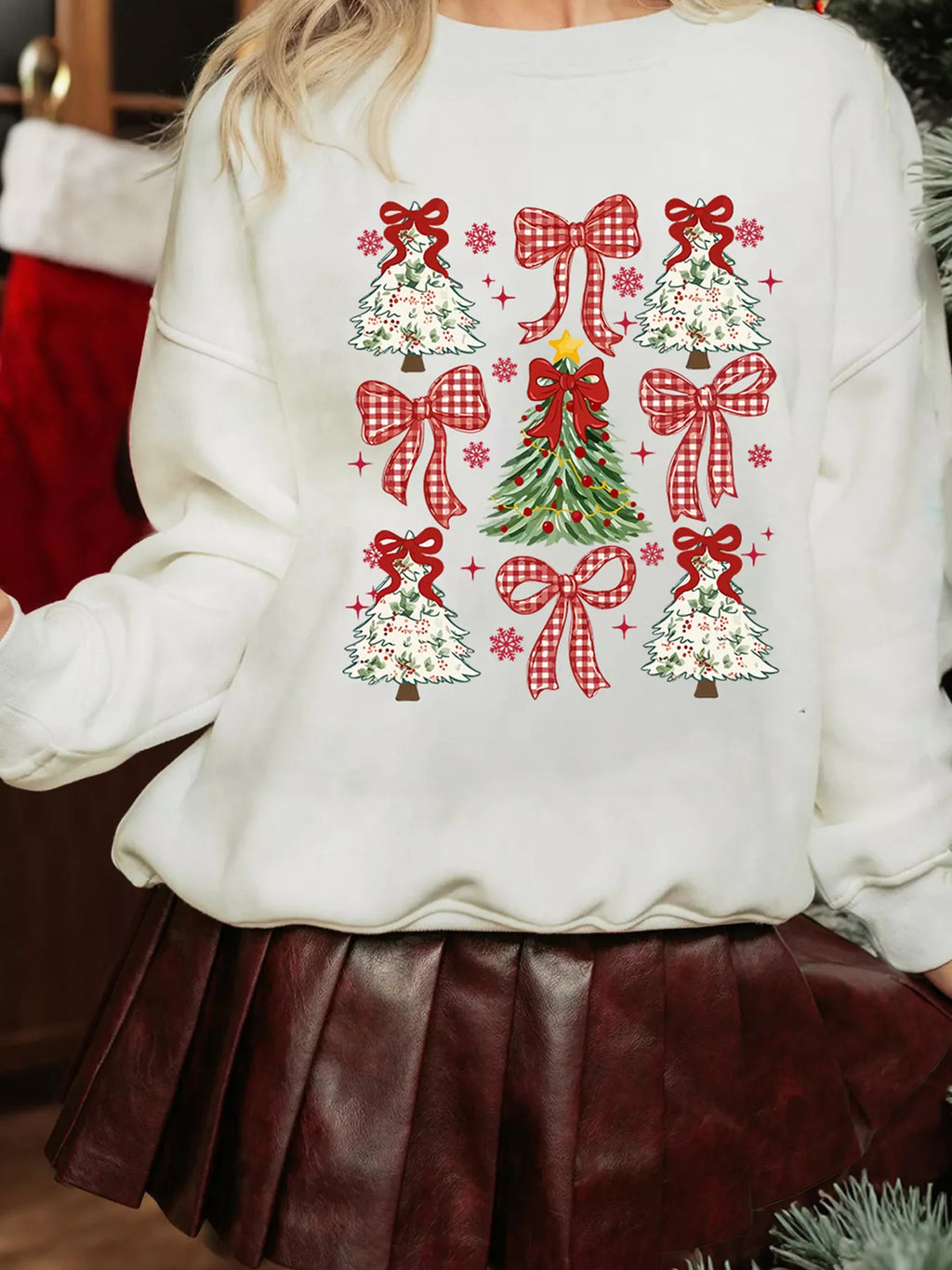The Merry Bow Christmas Sweatshirt