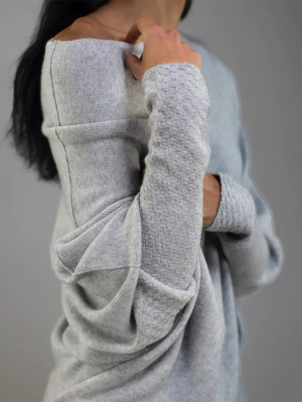 The Elisa Ann Boat-Neck Oversized Sweater