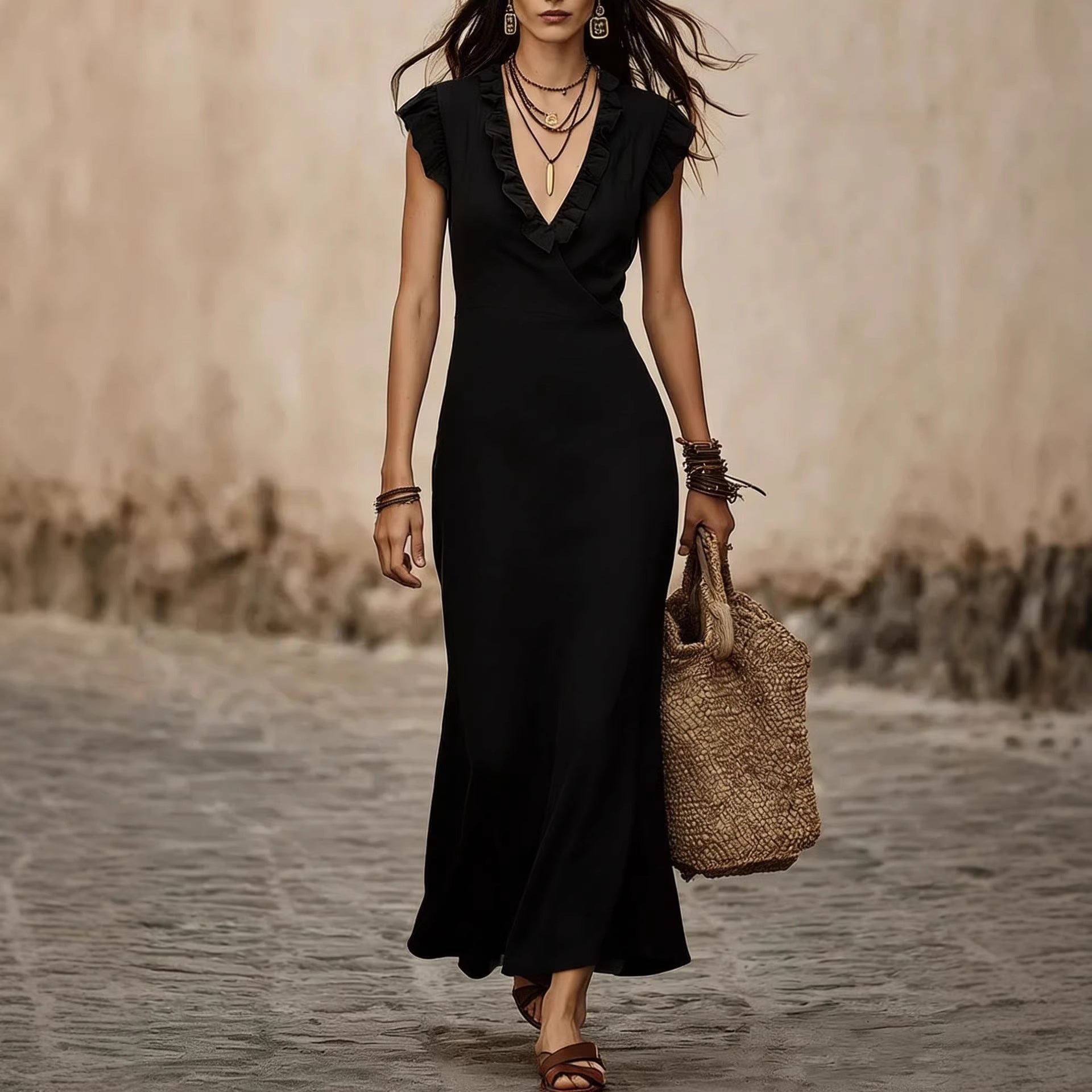 Golden Hour Chic Dress