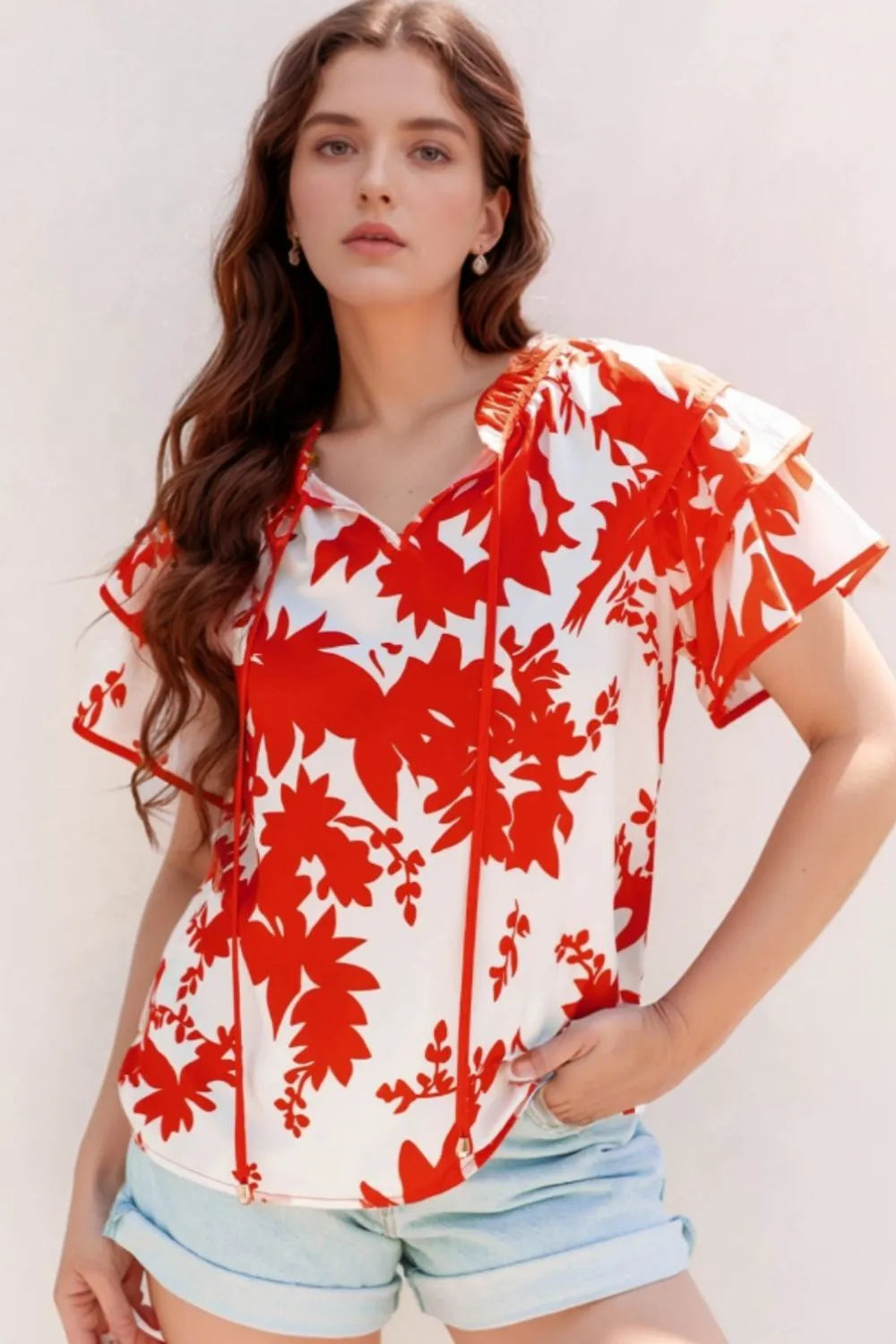 Willow Floral Blouse Top