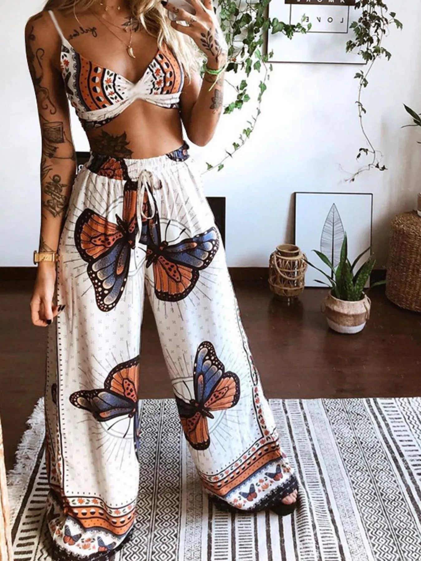 Secret Garden Set-Butterfly Print