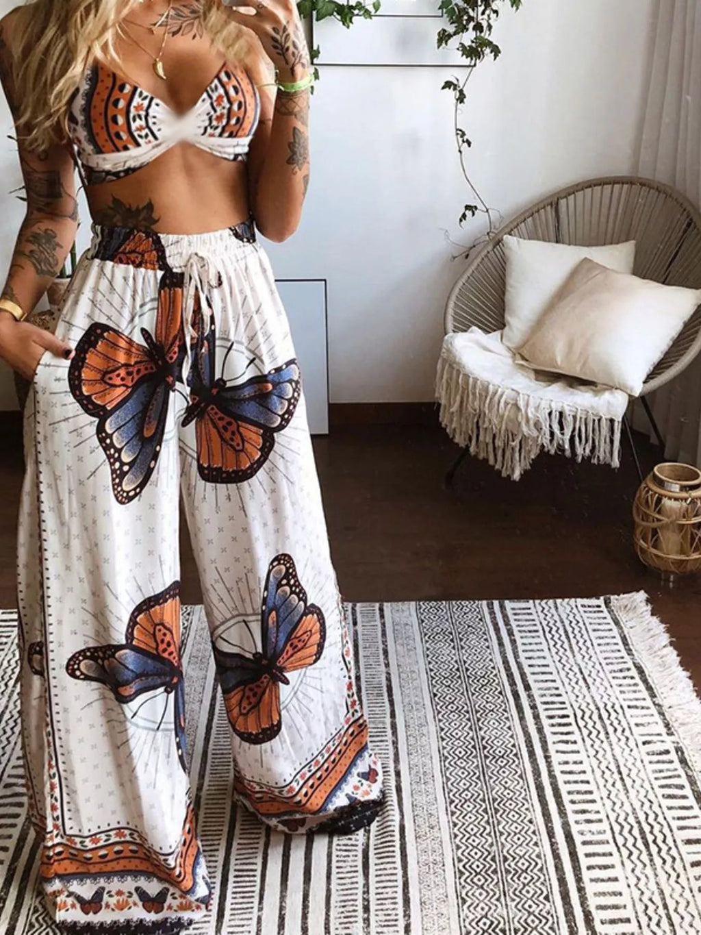 Secret Garden Set-Butterfly Print