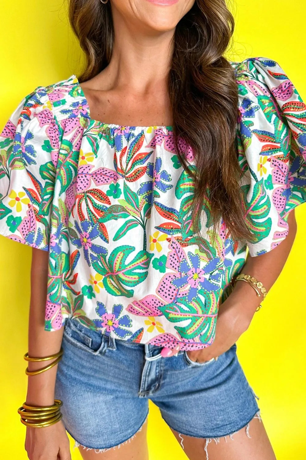 Coastal Breeze Blouse Top