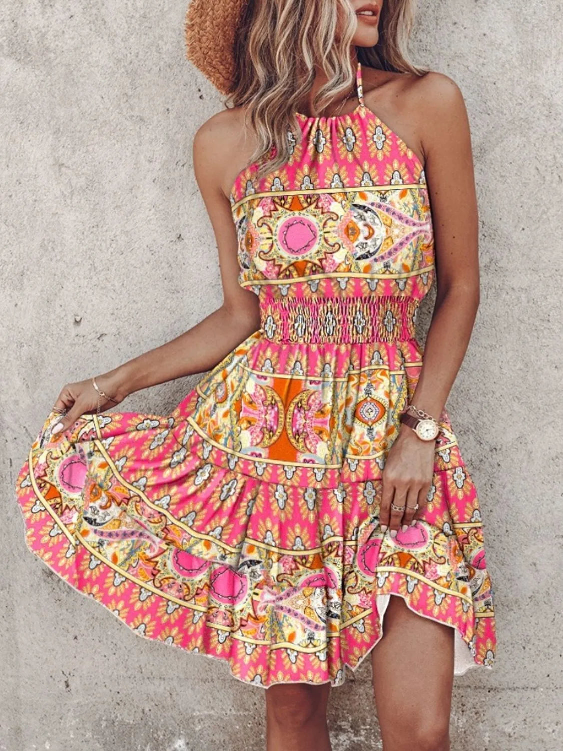 Vintage Love Letter Mini Dress