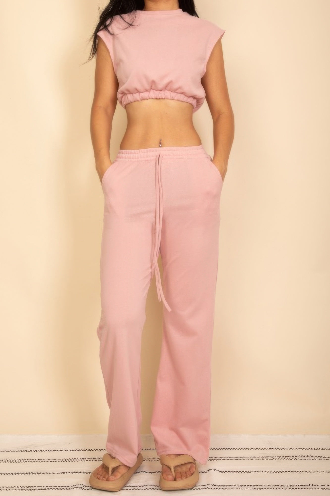 Delilah Rae Top & Wide Leg Pants Set