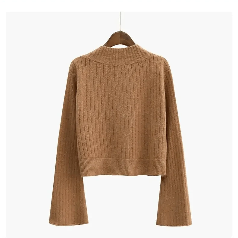 The Autumn Charm Ribbed Knit Cardigan