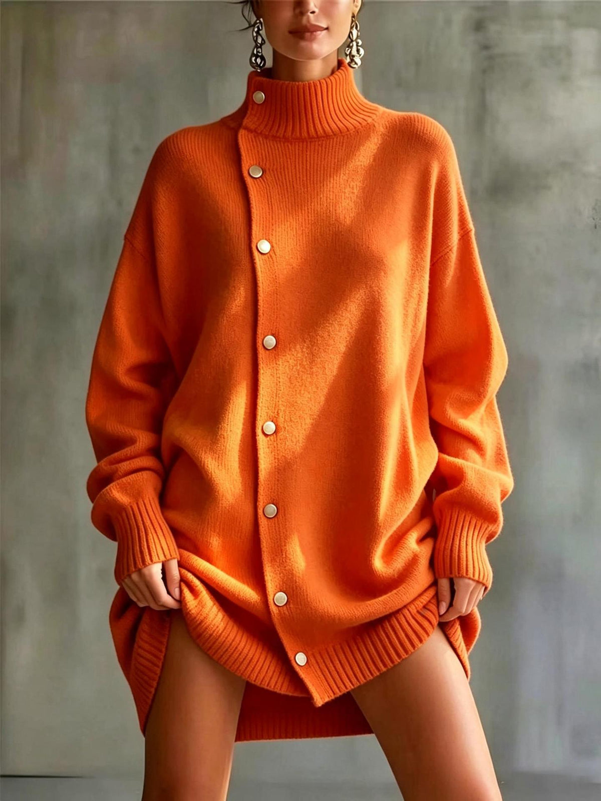 Vittoria Elegant Oversized Knit Cardigan