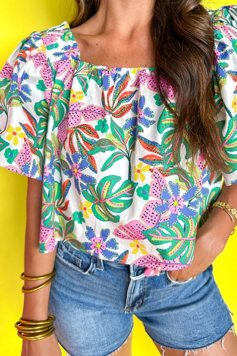 Coastal Breeze Blouse Top