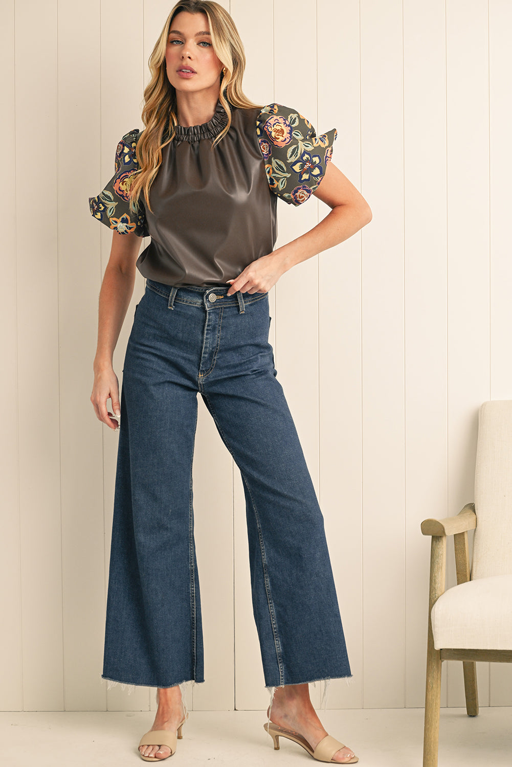 Golden Ivy Blouse Top