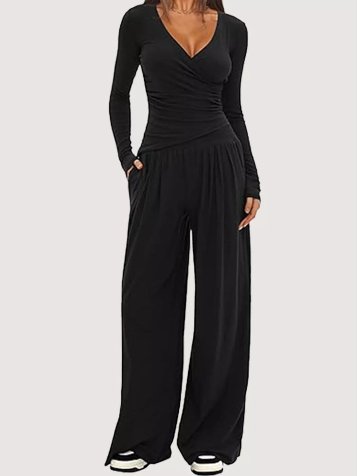 The Amara Lee Wide-Leg Lounge Set
