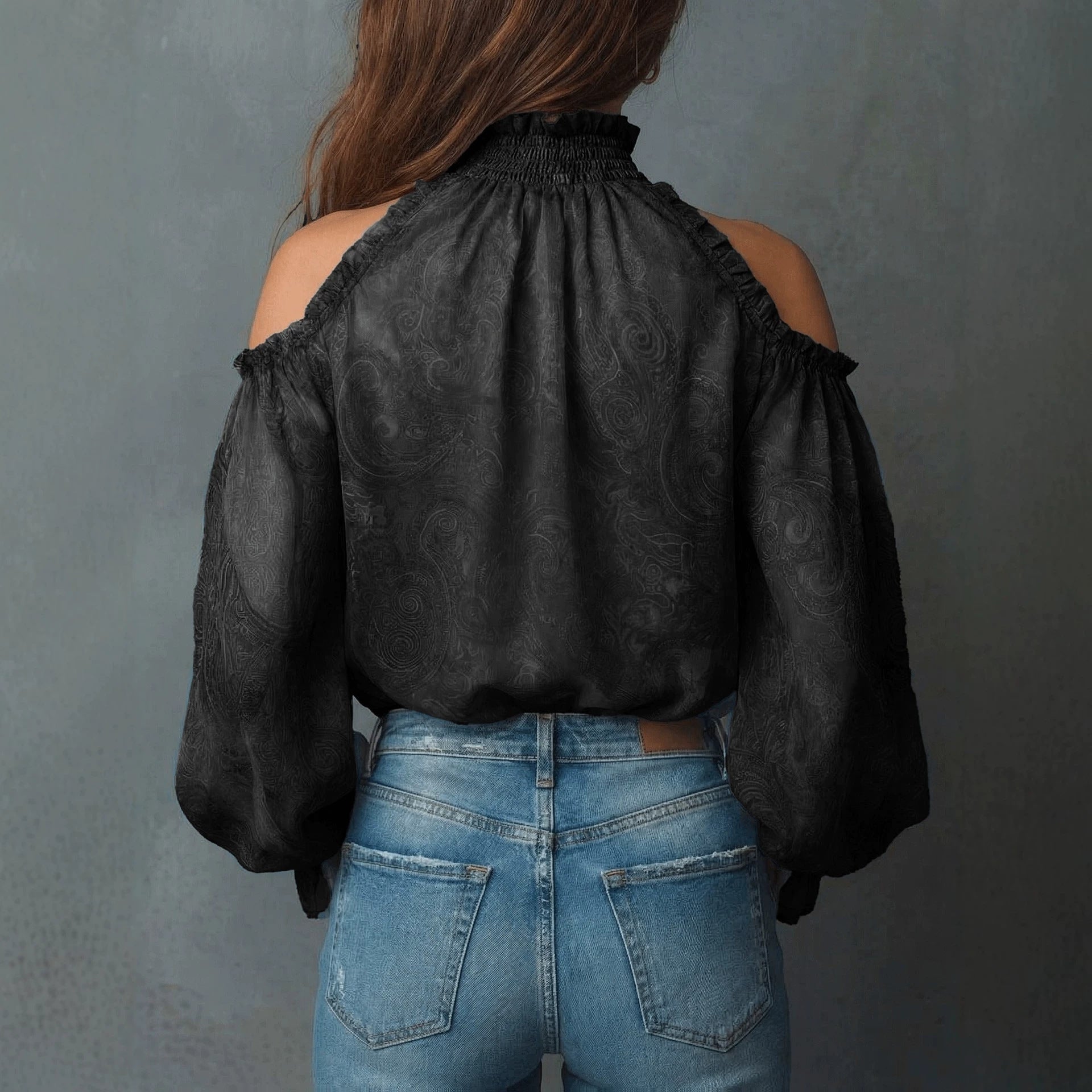 Hollywood Hills Retro Blouse Top