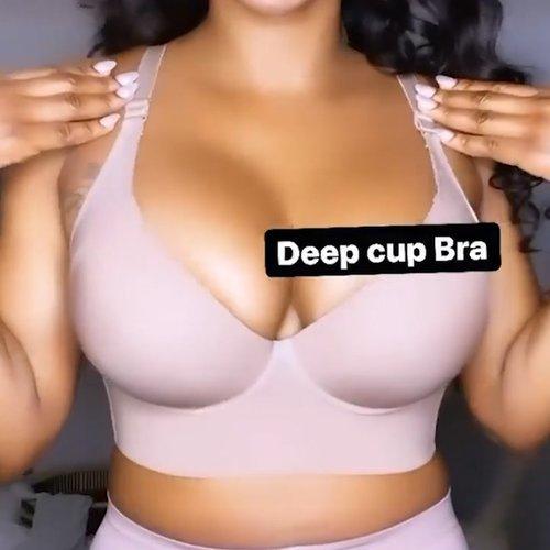 🎉Fashion Deep Cup Bra 🔥 Bra with shapewear incorporated