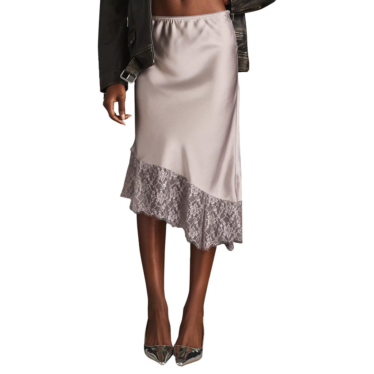 The Lena Lace Patchwork Skirt
