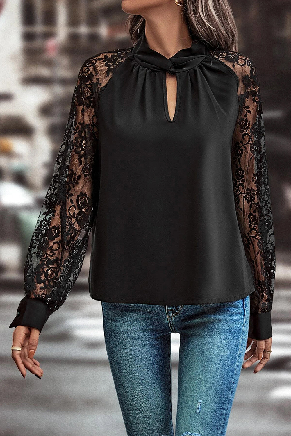 Tuscany Garden Blouse Top