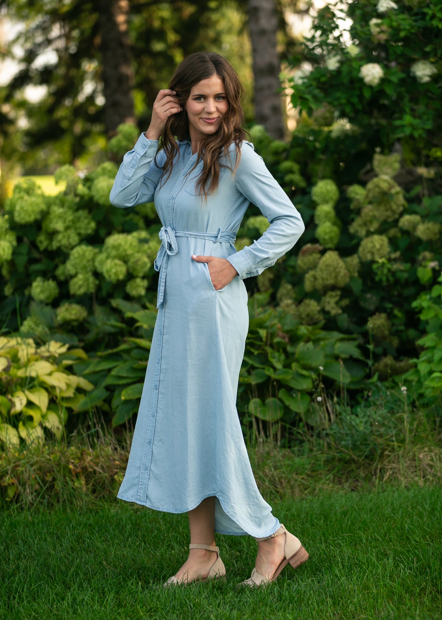 Hazel Marie Long Sleeve Dress