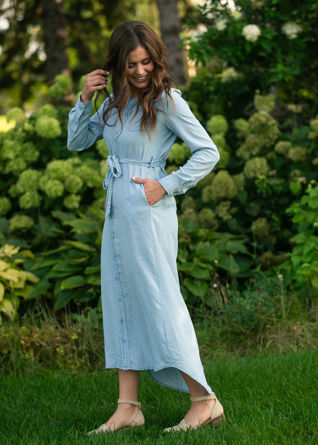 Hazel Marie Long Sleeve Dress