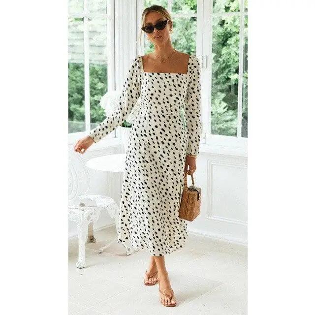 Safari Chic Dress-Leopard