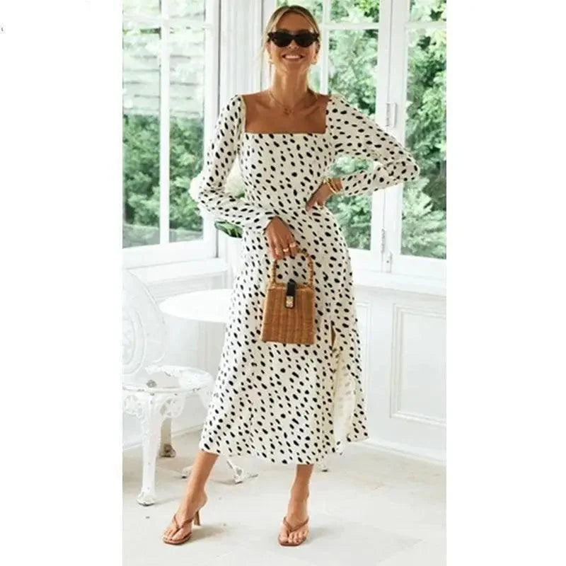 Safari Chic Dress-Leopard