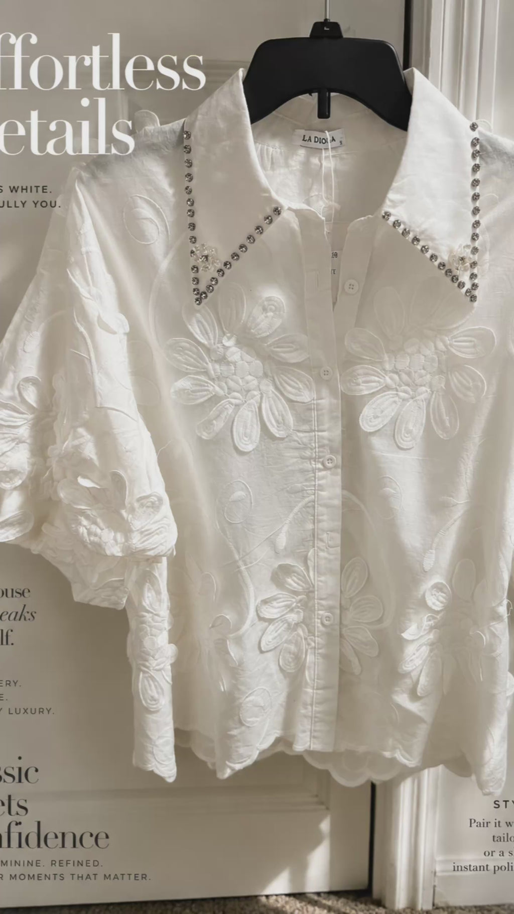 Classic White Blouse – Effortless Chic Button-Up Top