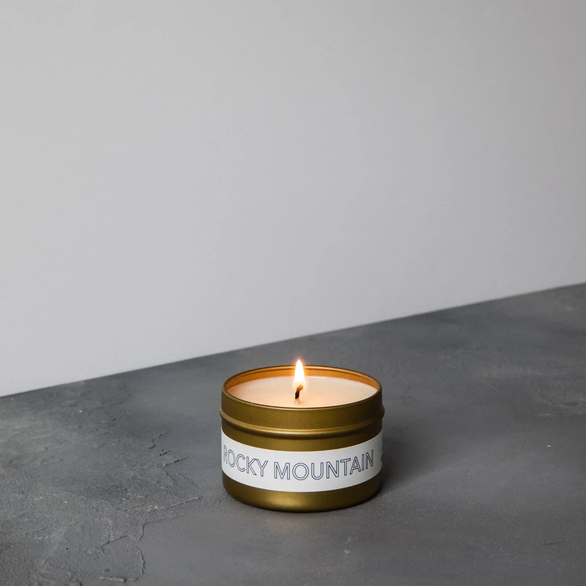 Rocky Mountain Green Travel Candle- The Soft Girl Collection