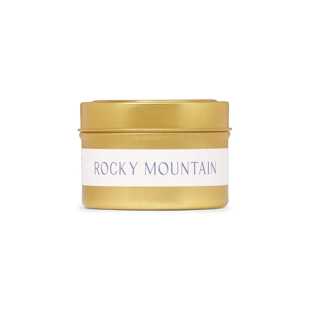 Rocky Mountain Green Travel Candle- The Soft Girl Collection
