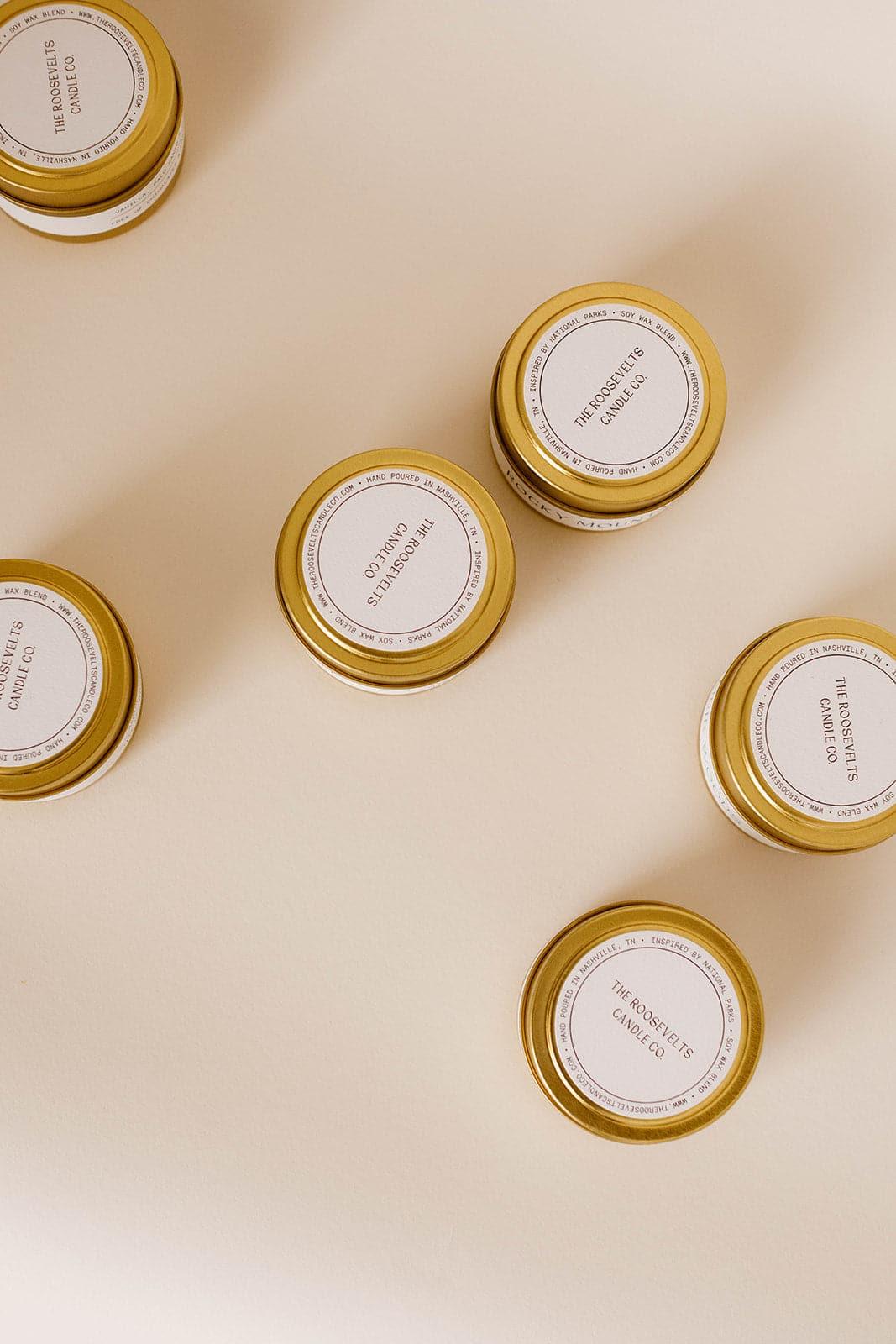 Smoky Mountain Chic Travel Candle- The Calm Girl Collection