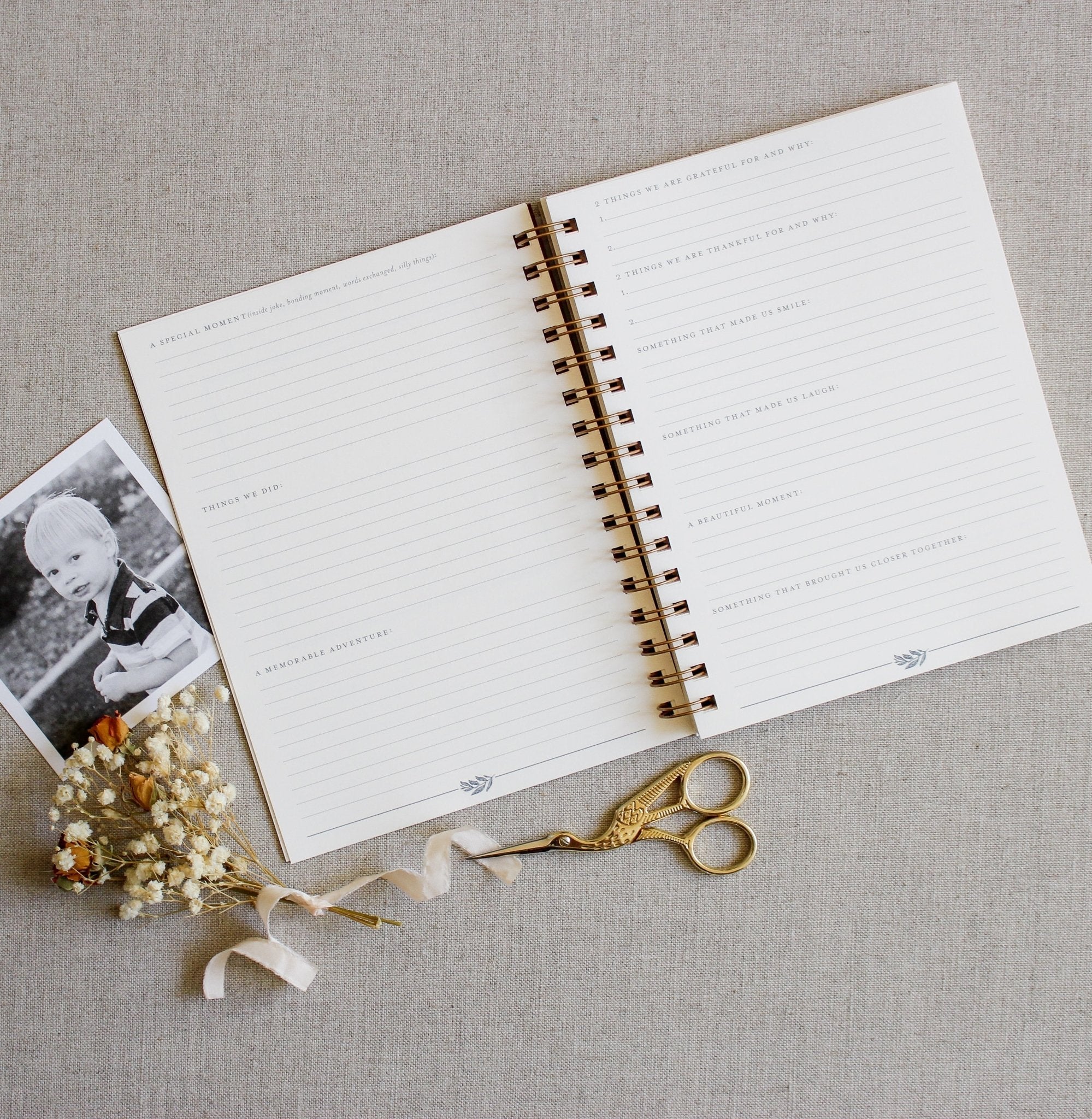 The Little Book of Us // Family Memory Journal