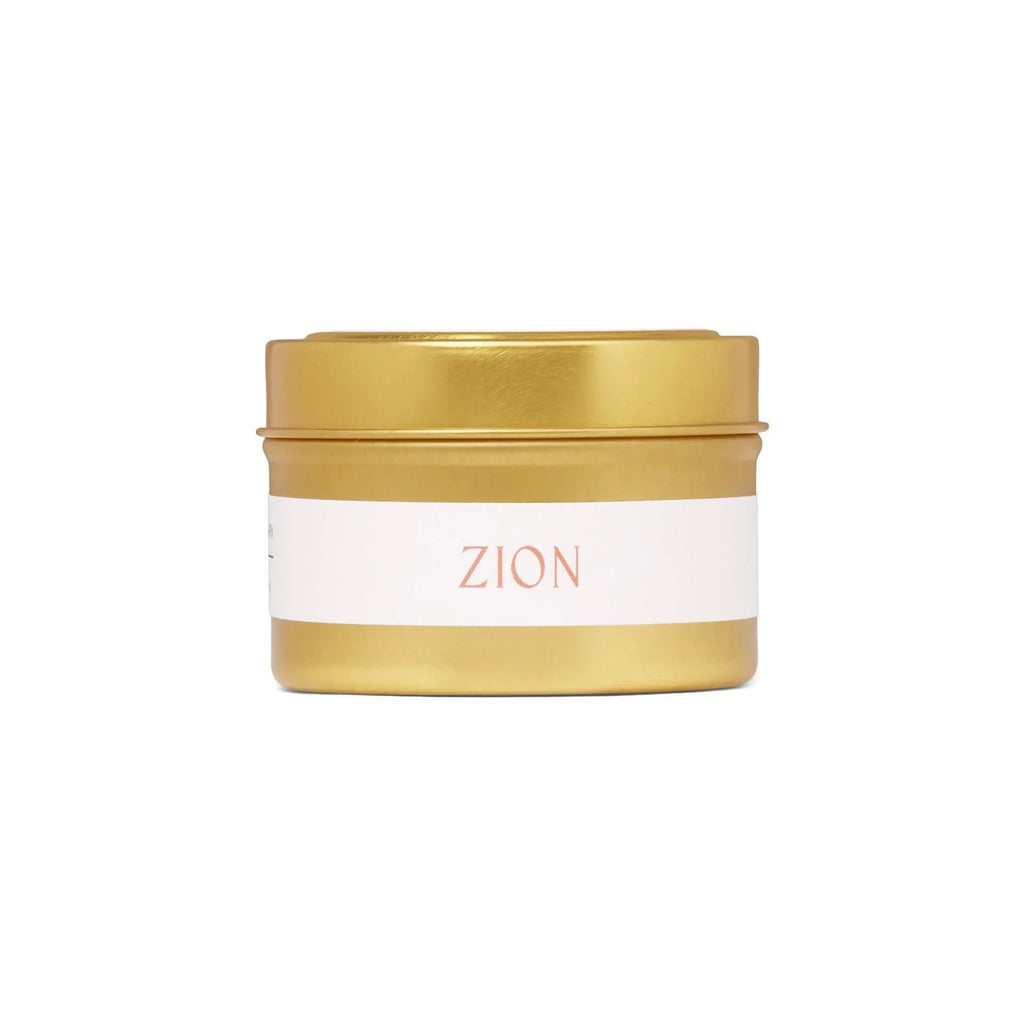 Zion Green Chic Travel Candle- The Nature Chic Collection